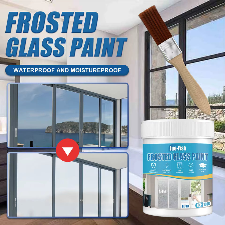 Frosted Glass Paint -Waterproof طلاء زجاج متجلد مقاوم للماء