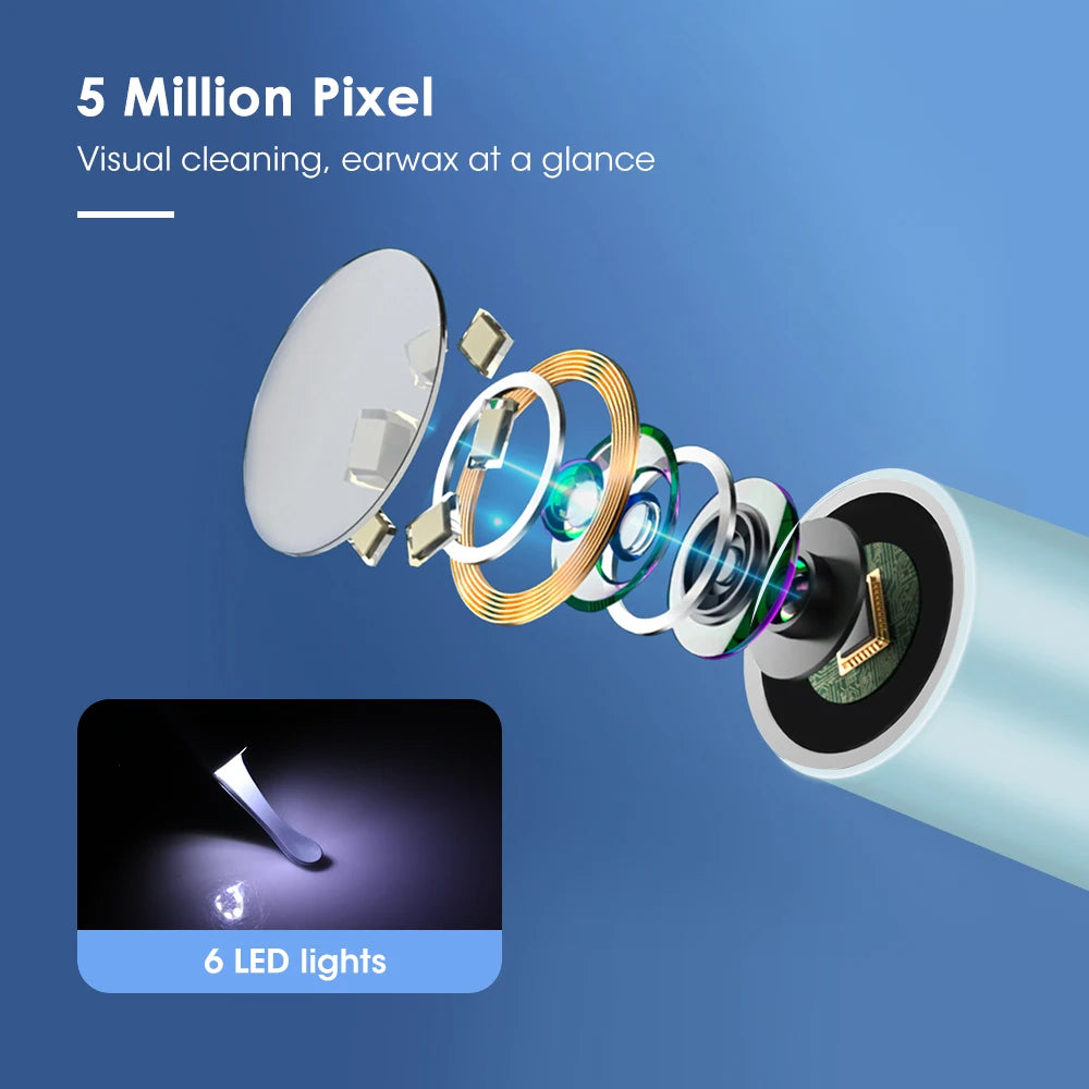 Intelligent Ear Wax Cleaner with 500MP Camera