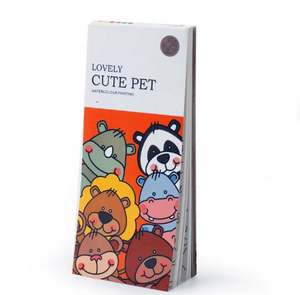 Pocket Watercolor Painting Book كتاب رسم بالألوان المائية الجيبي