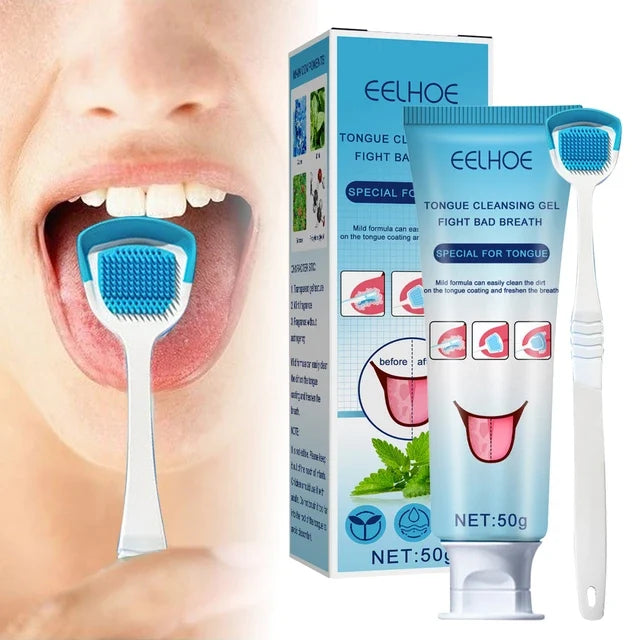 Tongue Cleaning Kit طقم تنظيف اللسان