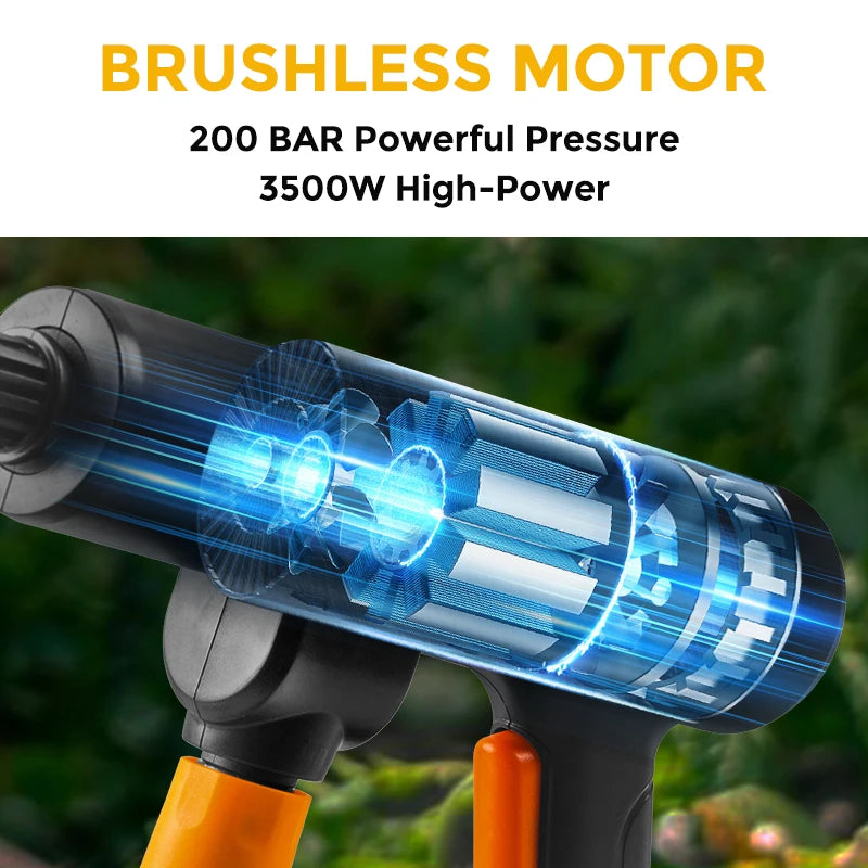 Electric High Pressure Water Spray | Dual Battery