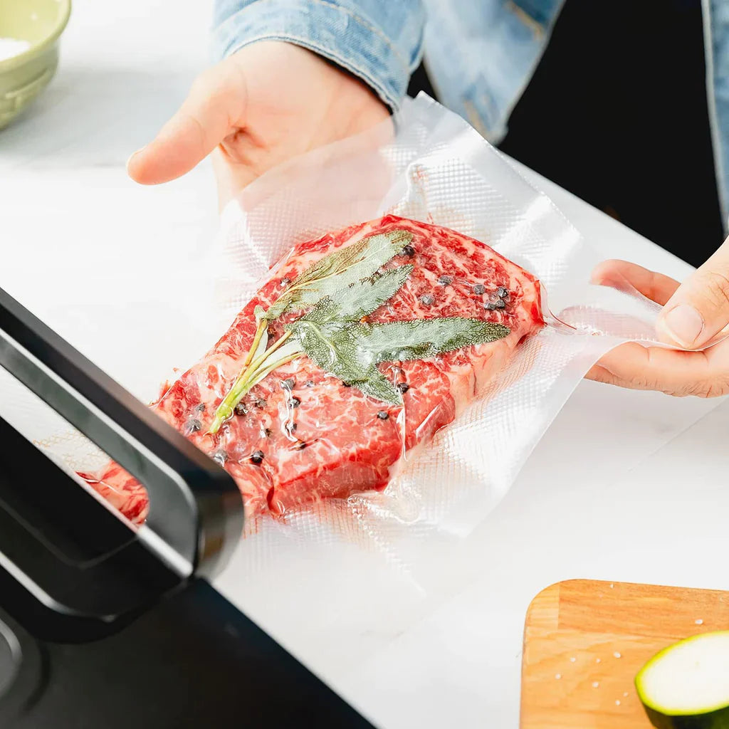 50Pcs Vacuum Sealer Bags أكياس تفريغ الهواء 50 قطعة