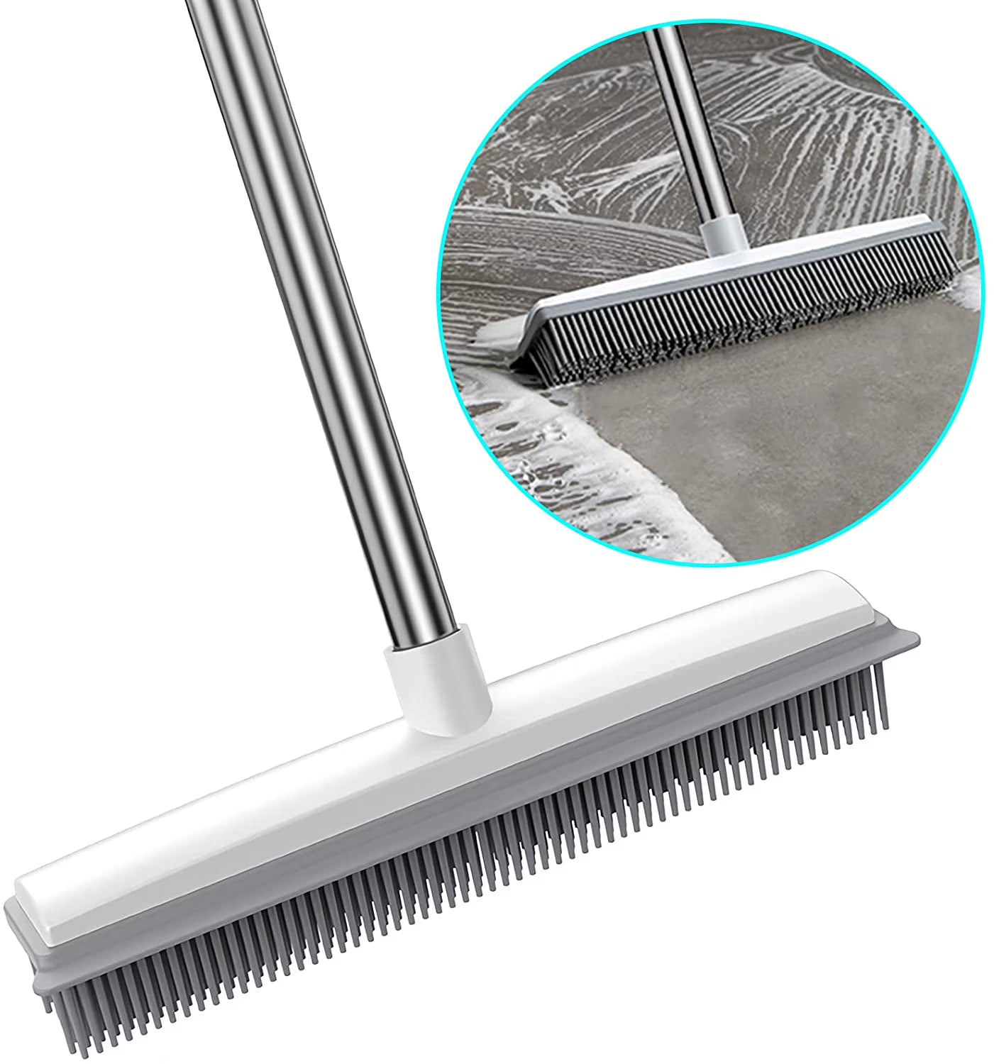 Floor Hair Broom Dust Scraper مكنسة أرضية للشعر والغبار