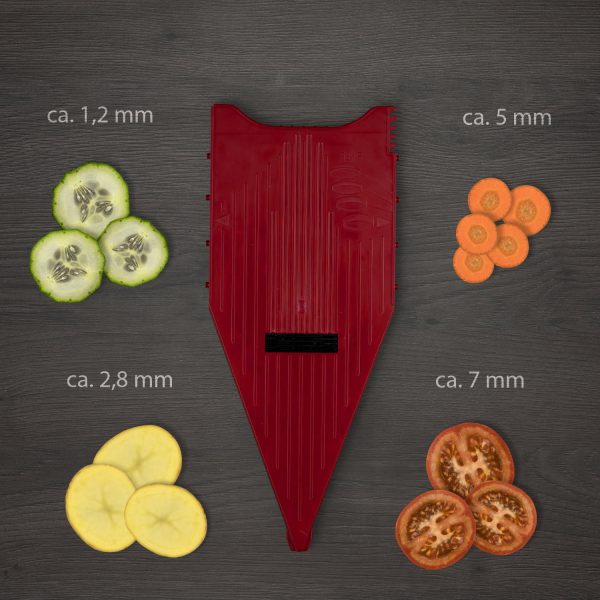 5-in-1 Stainless Steel Mandolin Vegetable Slicer قاطعة خضروات ماندولين استانلس 5 في 1