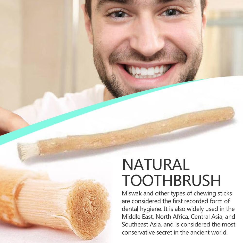 Pack of 5 Authentic Miswak Sticks عبوة 5 عيدان مسواك أصلية