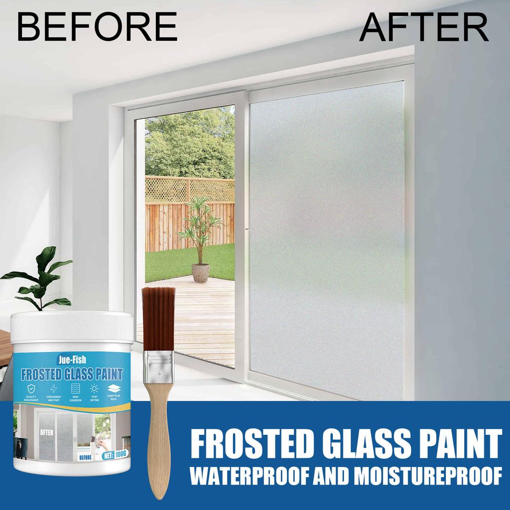 Frosted Glass Paint -Waterproof طلاء زجاج متجلد مقاوم للماء
