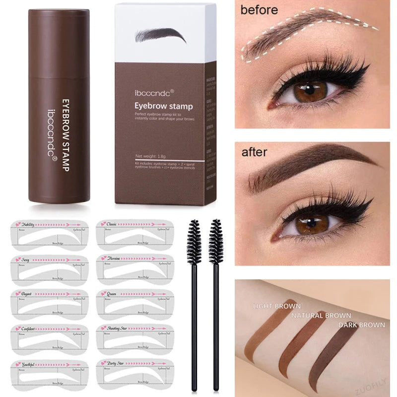 ibcccndc® EyeBrow Stamp | 10 Shapes ختم حواجب | 10 أشكال