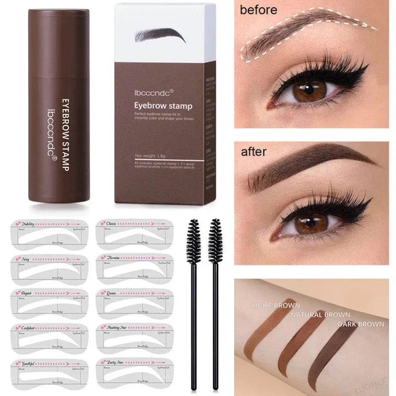 ibcccndc® EyeBrow Stamp | 10 Shapes ختم رسم الحاجبين 10 أشكال