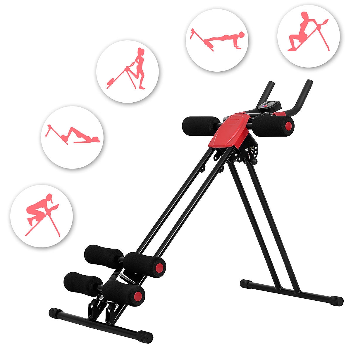Foldable Abs Trainer Machine Waist Trainer Ab Cruncher