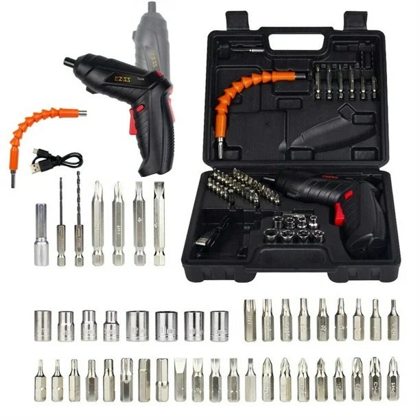 Foldable Electric Screwdriver | 47 Pieces Set
