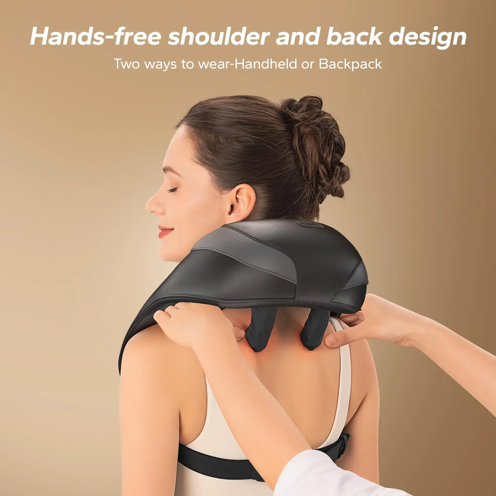 Shiatsu Neck Massager with Heat - Full Body Pain Relief