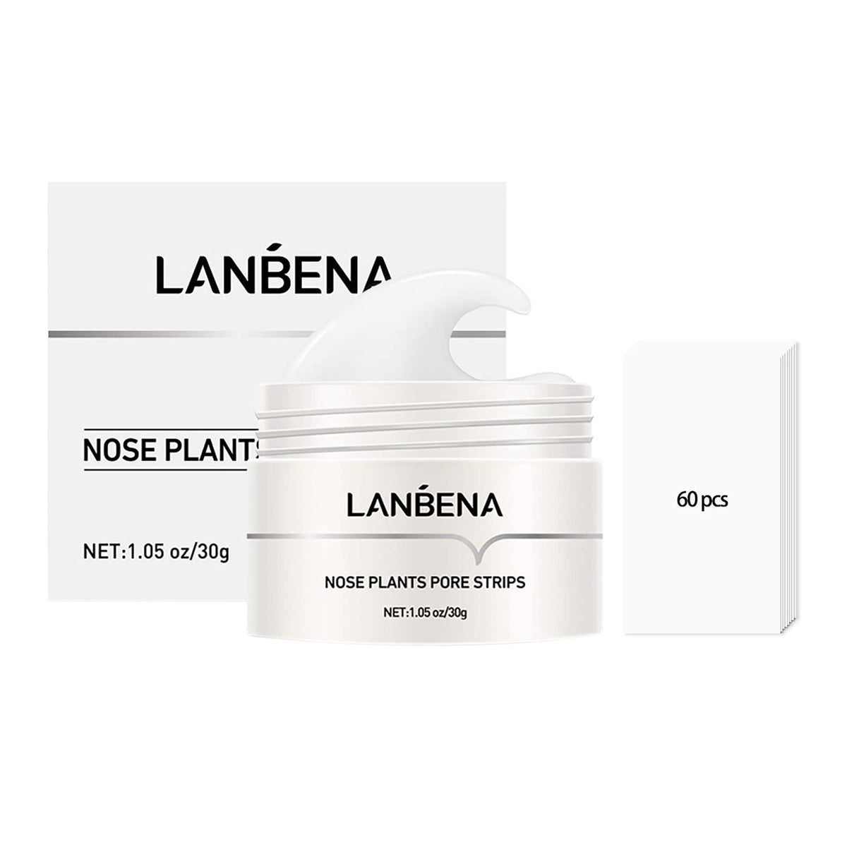 LANBENA™ Cream + Pore Strips (60PCS) كريم وشرائط المسام | 60 قطعة