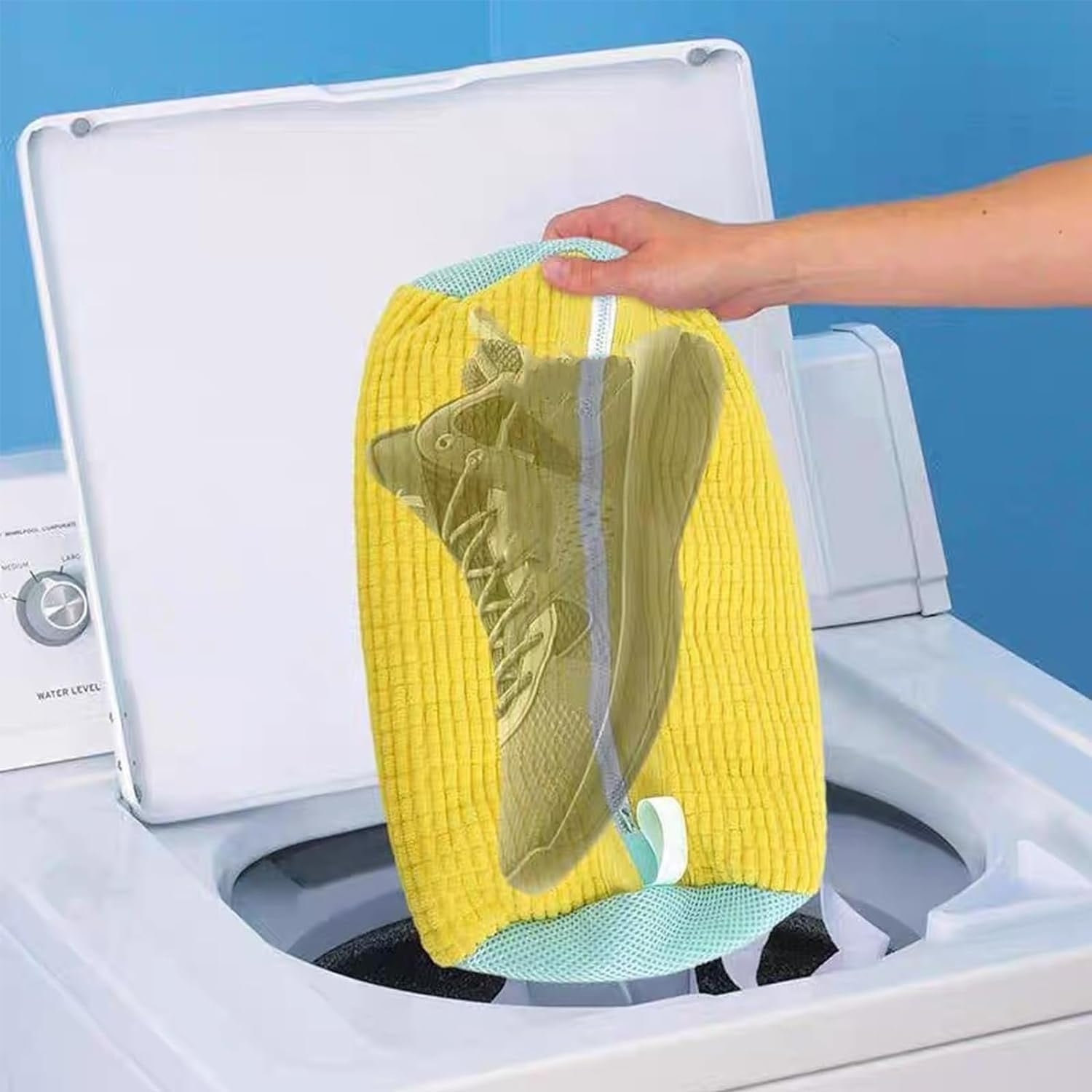 Shoes Microfiber Brush Laundry Bag