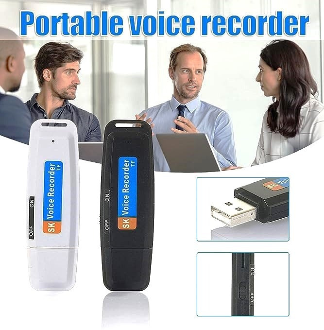 USB Spy Voice Recorder + Memory | مع كرت ذاكرةUSB مسجل الاصوات على شكل