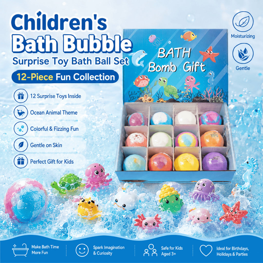 Bath Bombs with Toys (PACK OF 12)