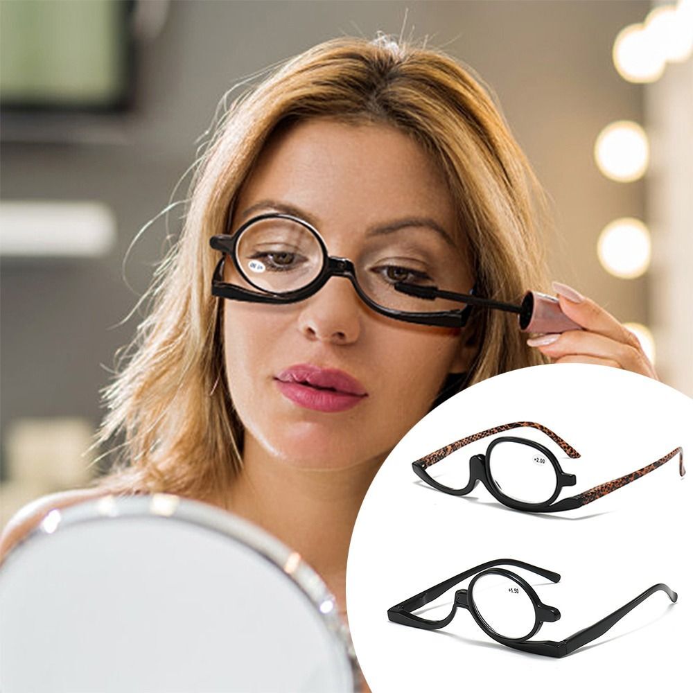 Magnifying Flip Lens Makeup Glasses