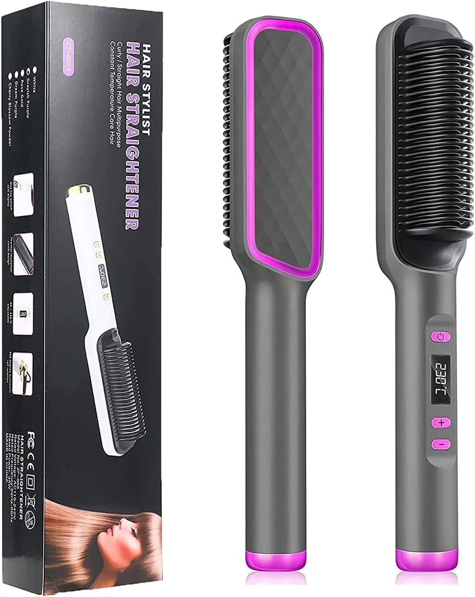 HEATED STRAIGHTENING BRUSH | 2024 New Version