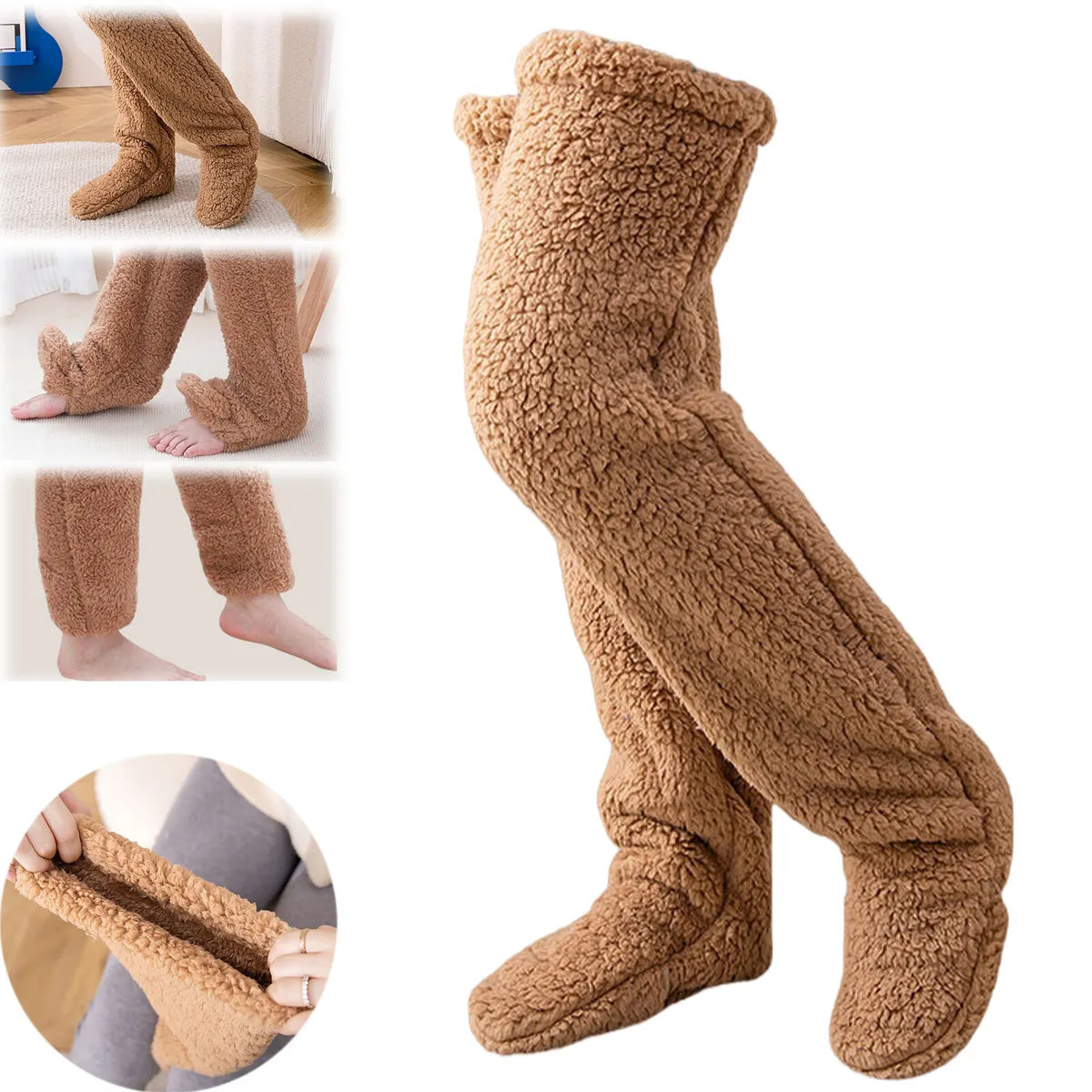 Comfy Teddy Socks | No More Cold Feet With Our Plushy Socks جوارب دافئة وناعمة للقدمين
