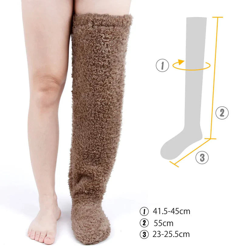 Comfy Teddy Socks | No More Cold Feet With Our Plushy Socks جوارب دافئة وناعمة للقدمين