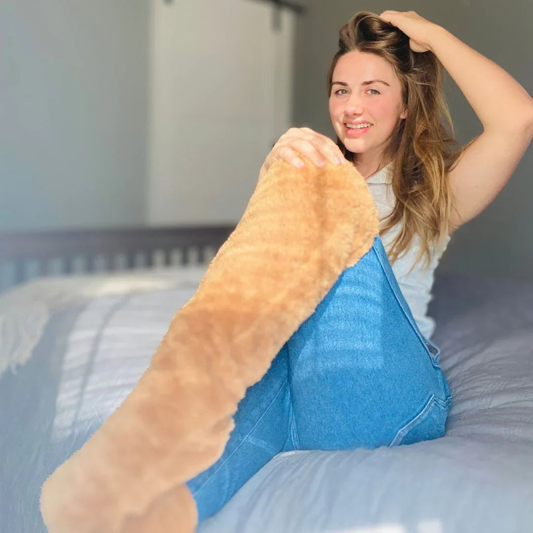 Comfy Teddy Socks | No More Cold Feet With Our Plushy Socks جوارب دافئة وناعمة للقدمين