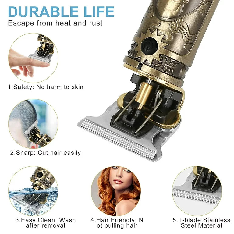 Professional Hair Trimmer T Blade | Double Zero Made in Germany