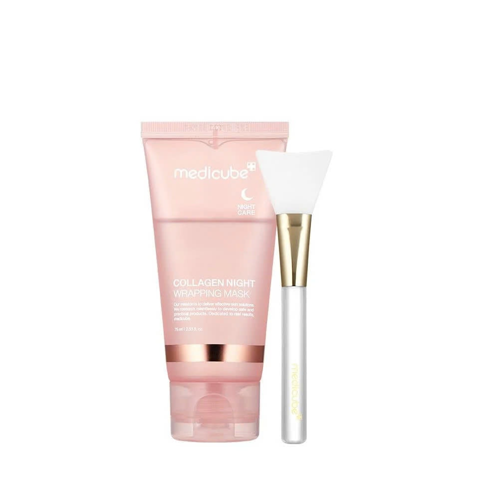 Collagen Night Wrapping Mask + Brush ماسك كولاجين ليلي مع فرشاة