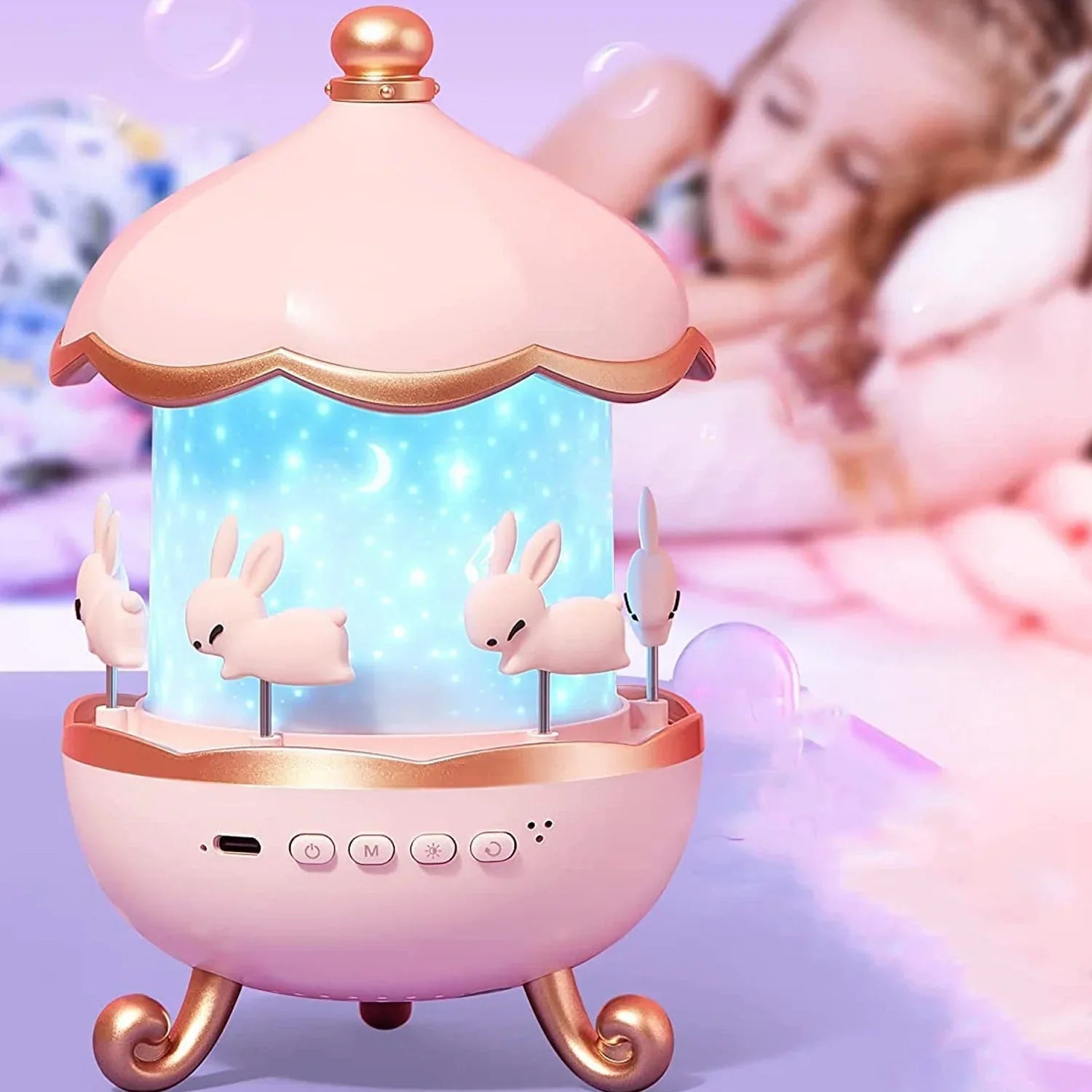 BUNNY NIGHT LIGHT PROJECTOR