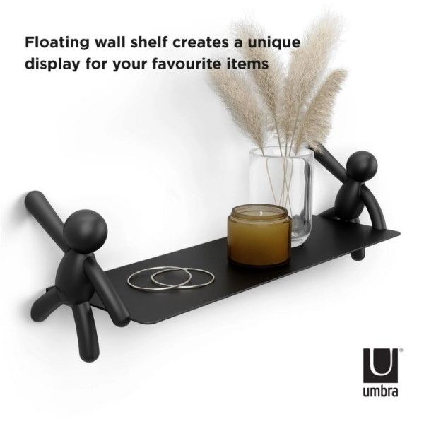 Abstract Wall Mount Shelf رف جداري بتصميم تجريدي