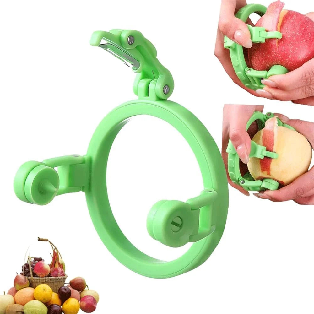 Hand-Cranked Fruit Peeler