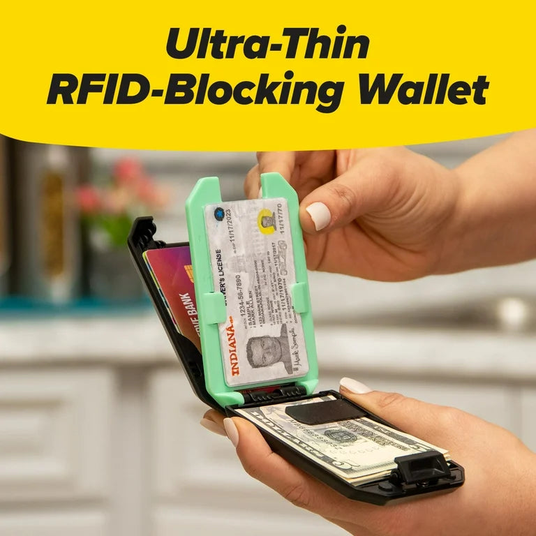Heavy Duty RFID BLOCKING WALLET محفظة متينة بحماية RFID