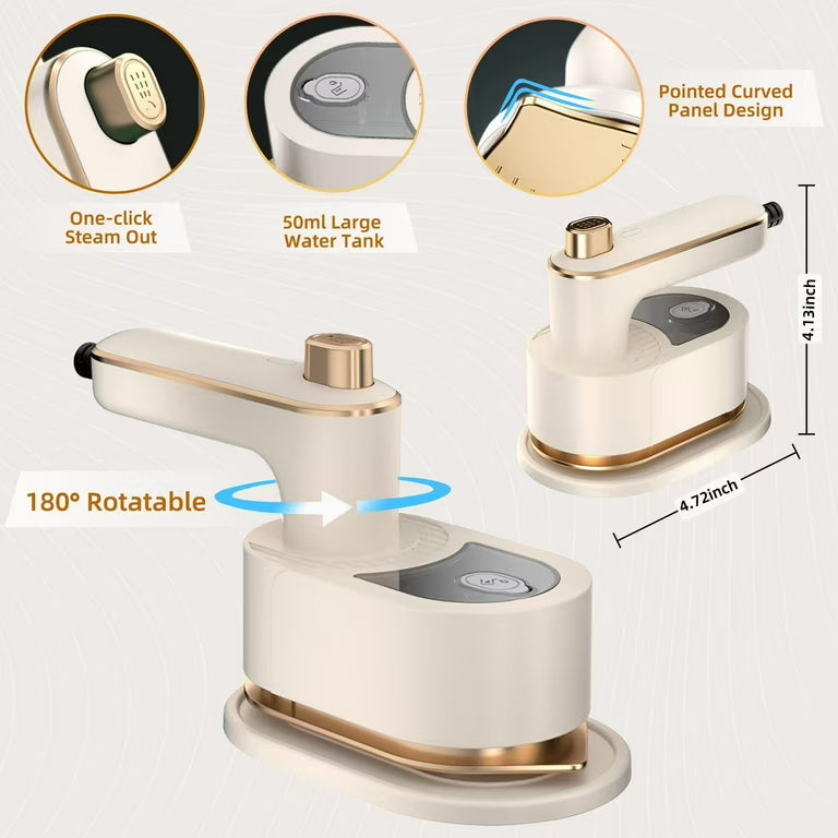 Mini Portable Iron byPortable Steam Iron Wet & Dry