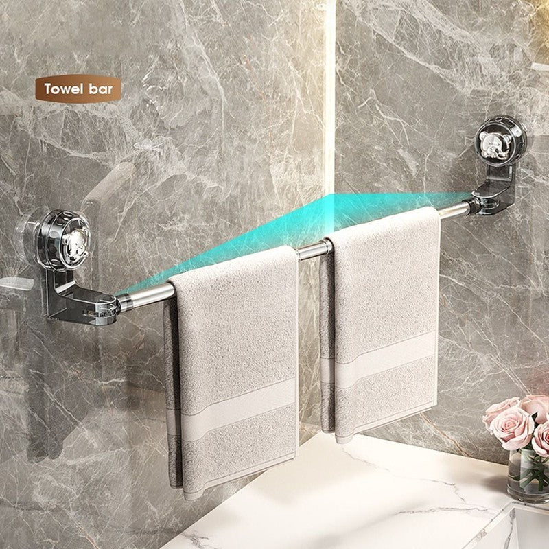 Adjustable Towel Rack – Drill-Free Strong Suction