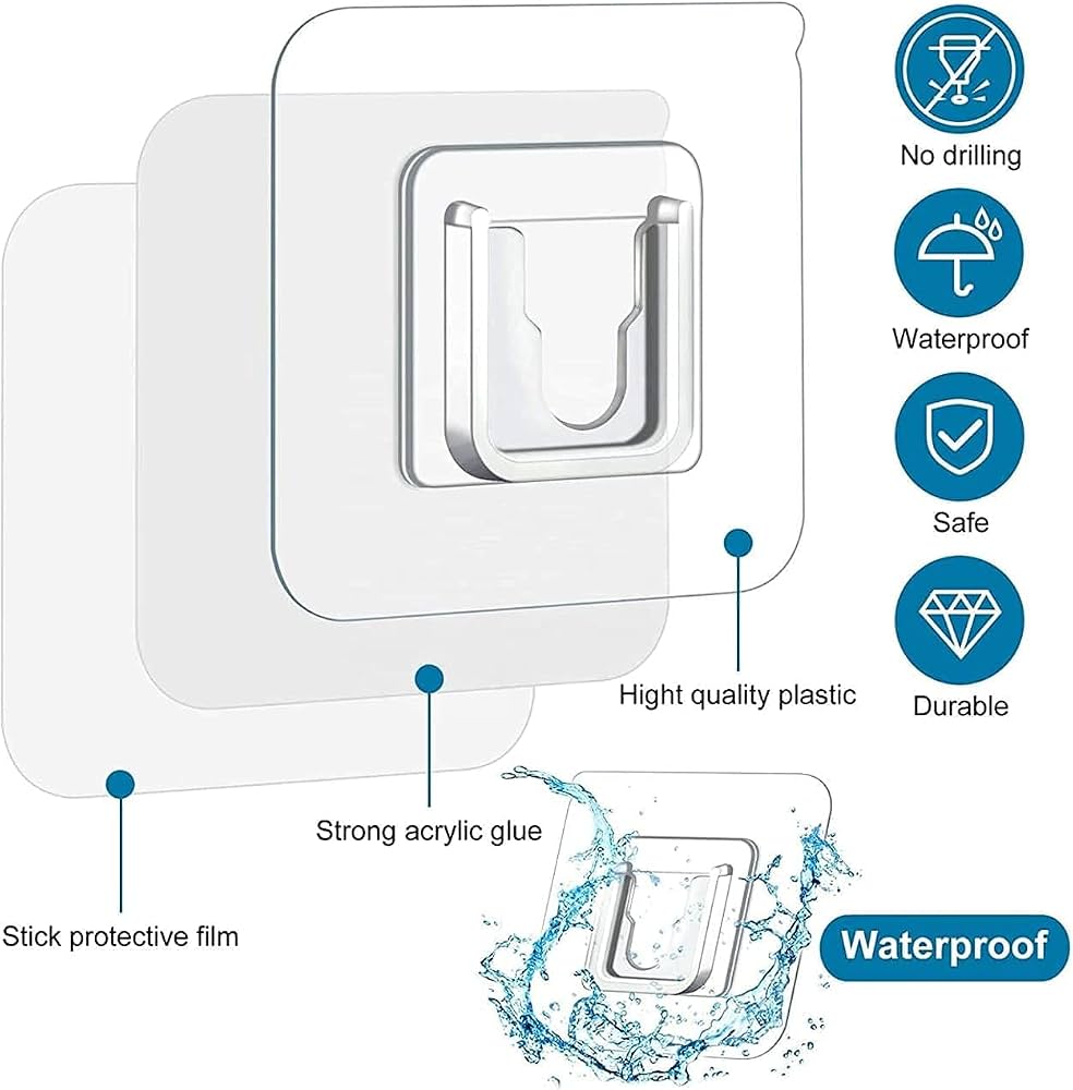 No Drill Sticky 3M Hook waterproof
