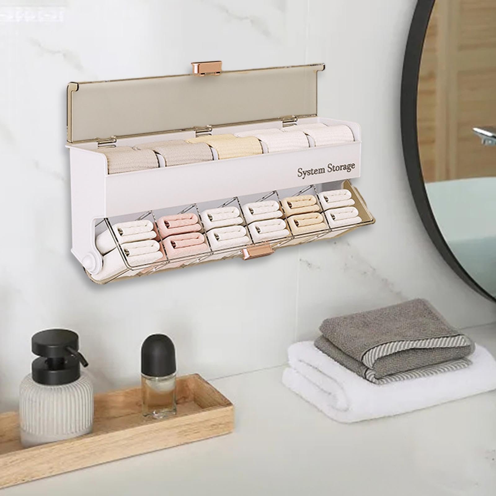 Wall Mounted Underwear & Socks Storage