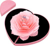 Valentine Rose Heart Ring Box علبة خاتم على شكل وردة للفالنتاين