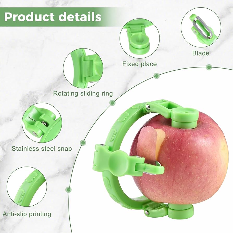Hand-Cranked Fruit Peeler