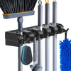 Wall Mount Mop Holder  with Hooks Heavy Duty