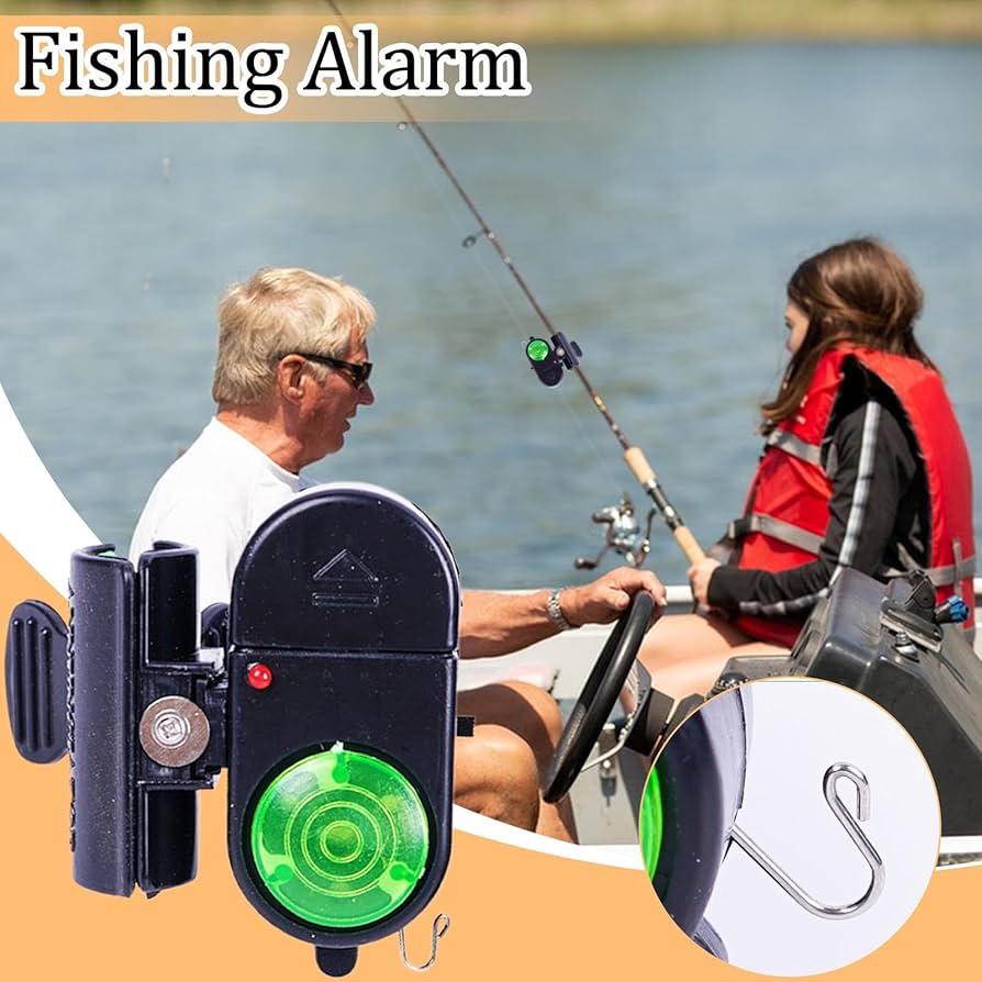 Fishing Alarm Bite Detector ( 2 PIECES) كاشف عضة الصيد بإنذار 2 قطعة