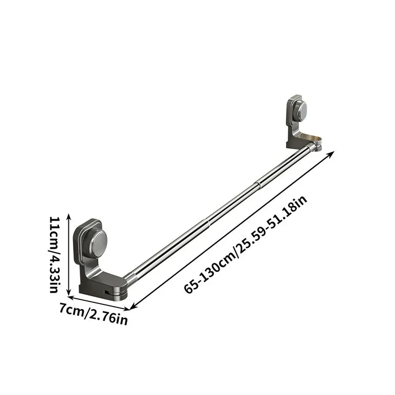 Adjustable Towel Rack – Drill-Free Strong Suction