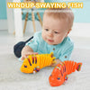 Wind-Up Wiggle Fish Toy - 2 PIECES لعبة سمكة متحركة 2 قطعة