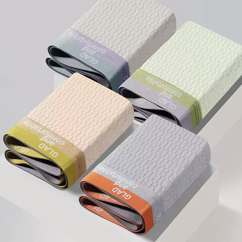 4 Pcs Breathable Anti-Bacterial Boxers بوكسر مضاد للبكتيريا قابل للتنفس 4 قطع