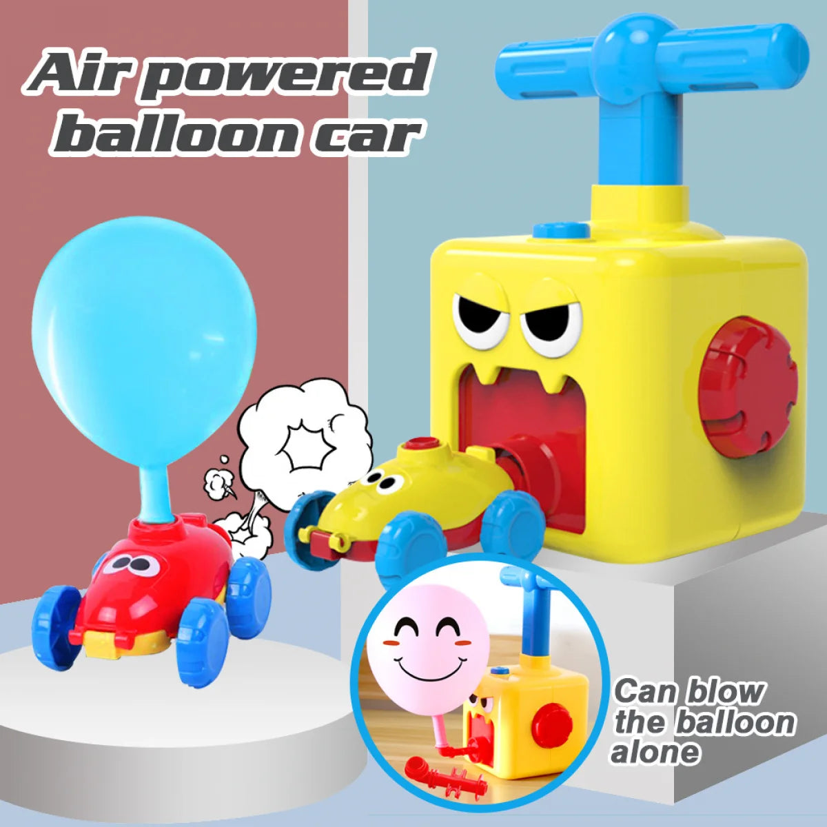 BALLOON PUMP RACER PARTY KIDS CAR