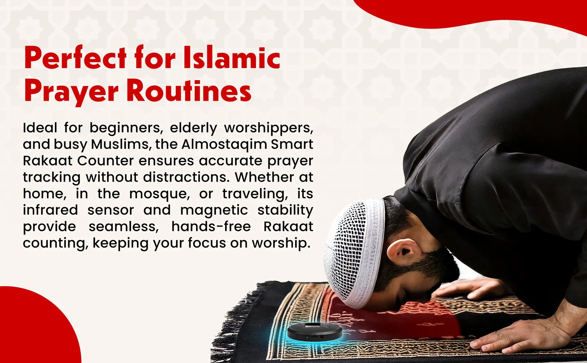 ALMOSTAQIM Smart Rakaat Counter