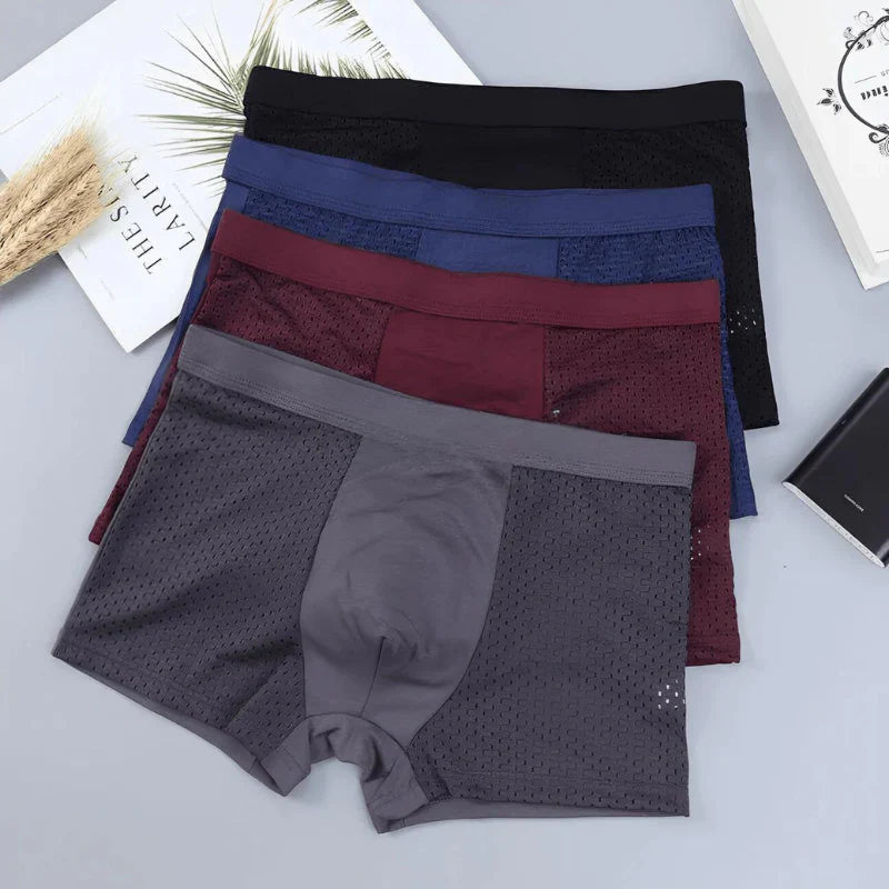 Bamboo Fibre Boxers- Unmatched Comfort | 4 PCS SET بوكسر ألياف الخيزران | راحة لا مثيل لها | 4 قطع
