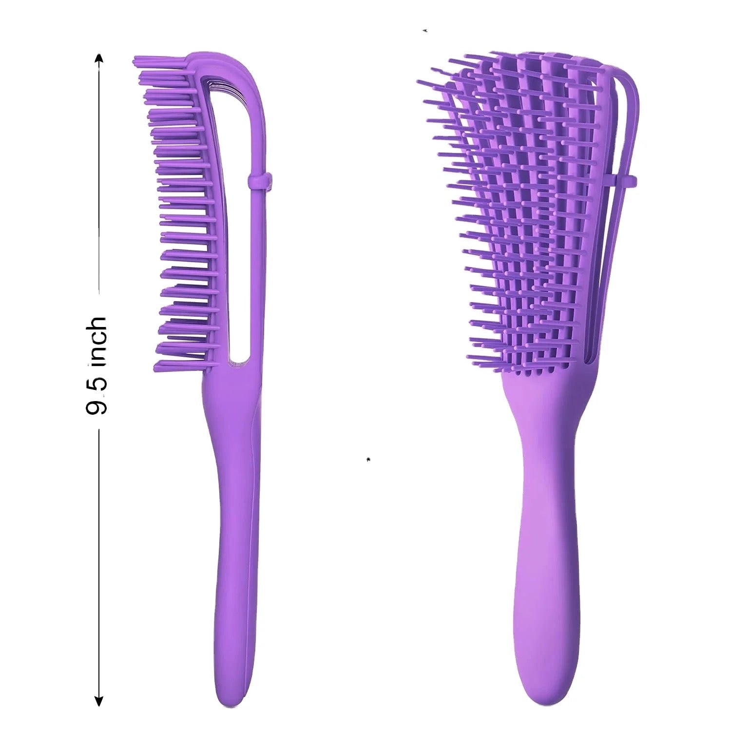 2 in 1 Detangler & Styler Hair Brush فرشاة شعر مفككة التشابك ومصففة 2 في 1