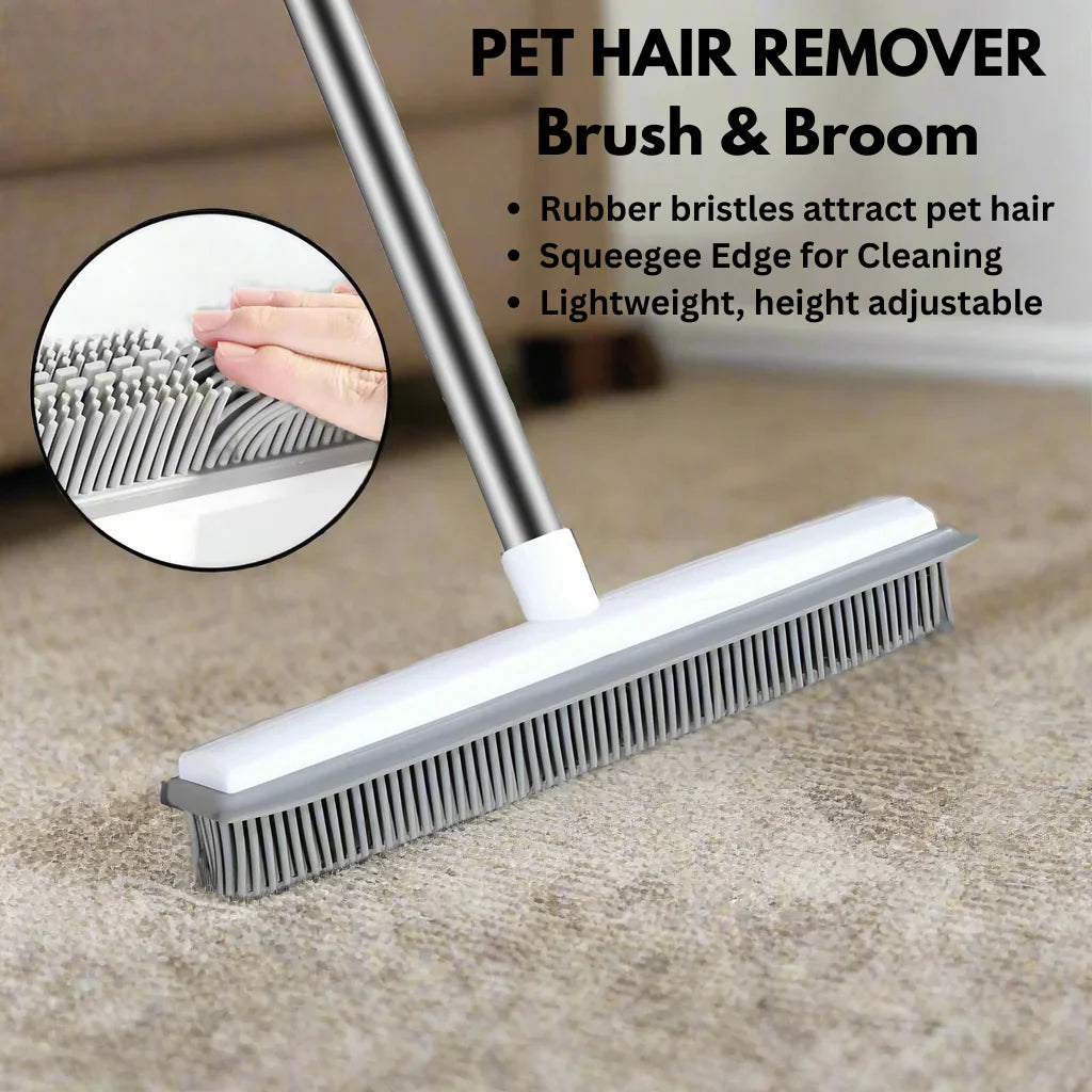 Floor Hair Broom Dust Scraper مكنسة أرضية للشعر والغبار