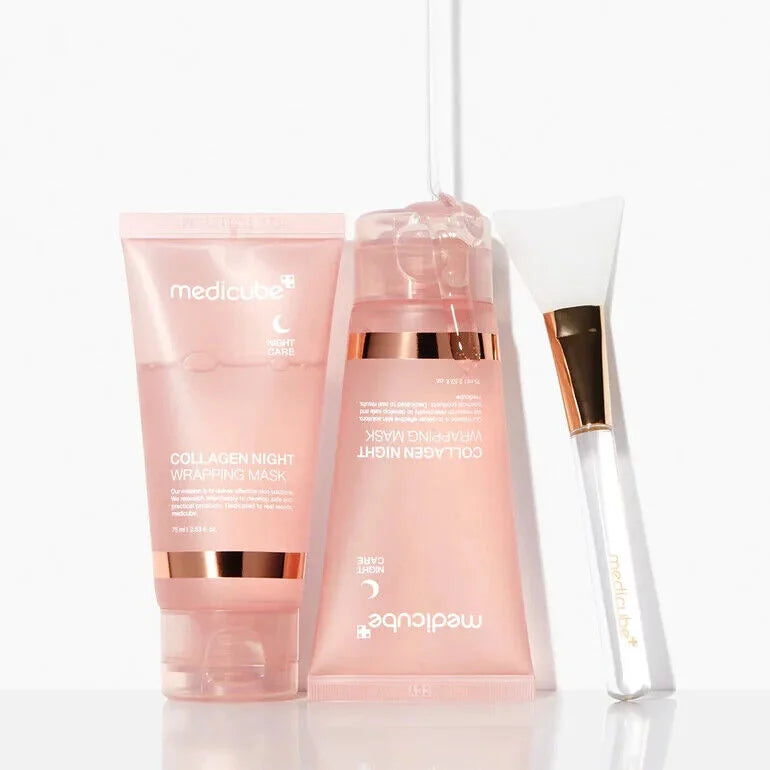 Collagen Night Wrapping Mask + Brush ماسك كولاجين ليلي مع فرشاة