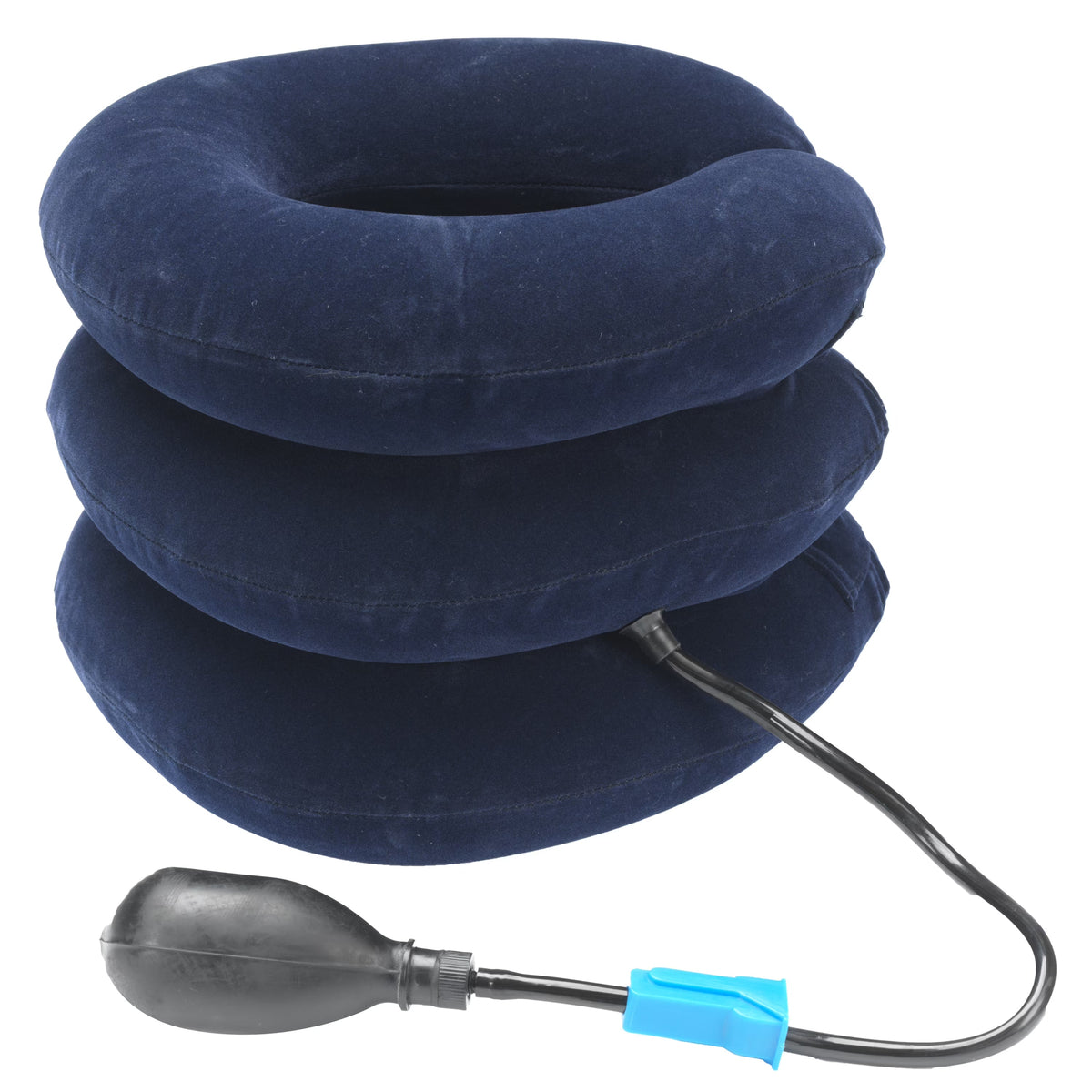 Inflatable Cervical Neck Traction Device with Collar Adjustment