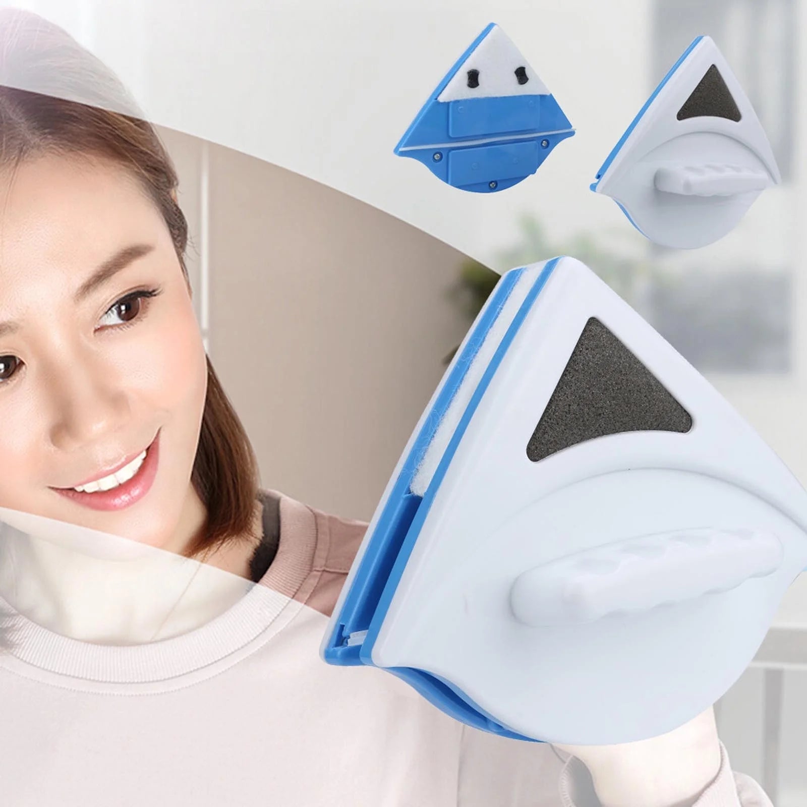 Magnetic Window Cleaner For Double Vitrage