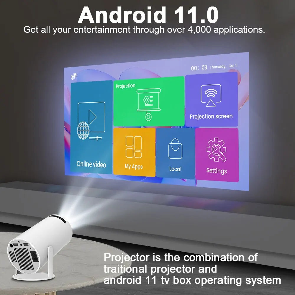 Smart Cinema Smart Projector HD Spotlight WIFI